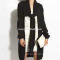 16STC8079 wool cashmere knit long open cardigan